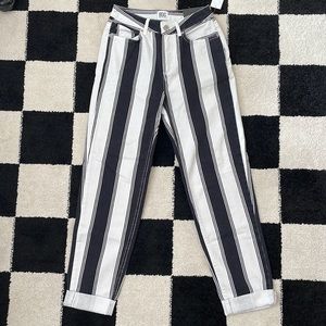 NWT Urban Outfitters BDG Striped Mom Jean